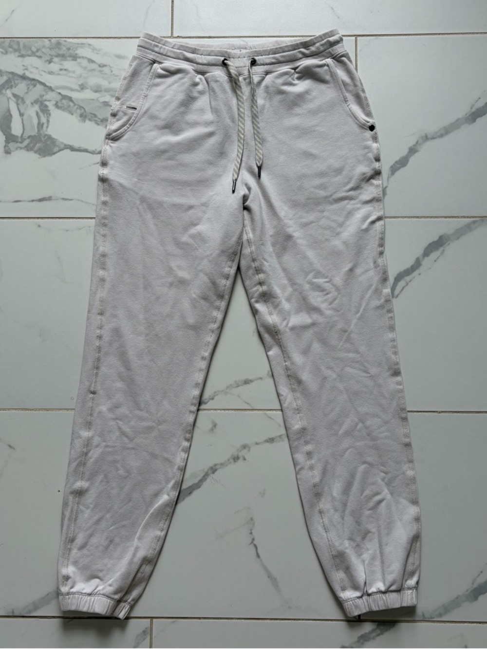 Vuori Laguna Lounge Pant 2.0 Women’s Size S Off White Cream Athleisure